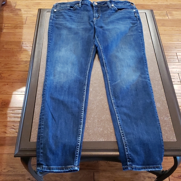 Silver Jeans Denim - Silver boyfriend jeans dark blue